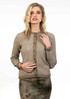 Moss Stitch Possum Merino Silk Plated Cardigan BRUSHTAIL