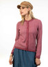 Moss Stitch Possum Merino Silk Plated Cardigan BRUSHTAIL