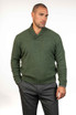 Shawl Collar Possum Merino Silk Jumper KORU