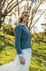 Classic Vee Neck Pocketed Possum Merino Silk Cardigan KORU