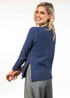 Roll Neck Rib Possum Merino Wool Silk Jumper KORU