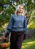 Boat Neck Possum Merino Silk Jumper KORU