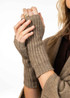 Ribbed Possum Merino Wool Glovelets KORU