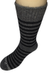 Bold Stripe Possum Merino Dress Sock NZNC