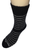 Bold Stripe Possum Merino Dress Sock NZNC