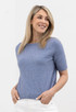 Short Sleeve Women's Sweater NATIVE WORLD