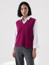Relaxed Women's Vee Neck Vest NATIVE WORLD