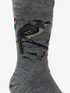 New Zealand Kokako Bird Merino Wool Dress Sock NZNC