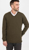 Vee Neck Merino Possum Blend Sweater NATIVE WORLD