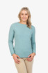 Round Neck Possum Merino Wool Silk Sweater NATIVE WORLD