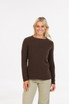 Round Neck Possum Merino Wool Silk Sweater NATIVE WORLD