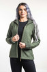 Two Tone Cable Trim Possum Merino Wool Silk Jacket KORU