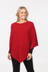 Crew Neck Possum Merino Wool Silk Poncho NATIVE WORLD