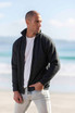 Zip Through Possum Merino Wool Silk Collared Jacket KORU