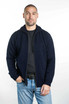 Zip Through Possum Merino Wool Silk Collared Jacket KORU