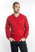 Vee Neck Possum Merino Wool Silk Sweater KORU