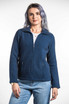 Shaped Zip Possum Merino Wool Silk Jacket KORU