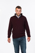 Light Possum Merino Wool Silk Zip Neck Sweater NATIVE WORLD
