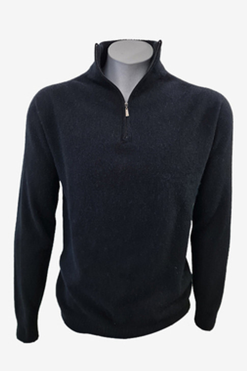 Zip Neck Sweater |Possum Merino Wool Silk | NZ Natural Clothing