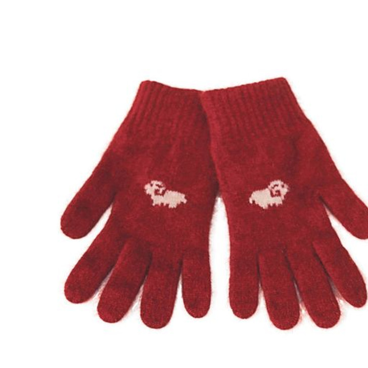 Sheep Possum Merino Silk Gloves KORU