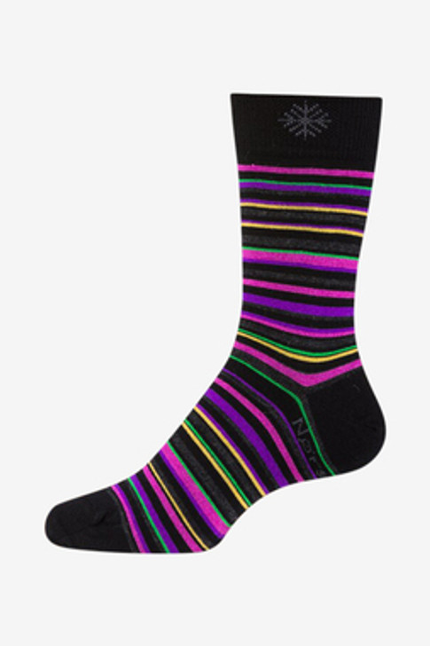 Fine Stripe Merino Wool Sock DUTHIE & BULL