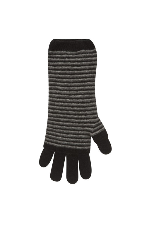 3 Way Glove Possum Merino Wool by Native World NZ in Black