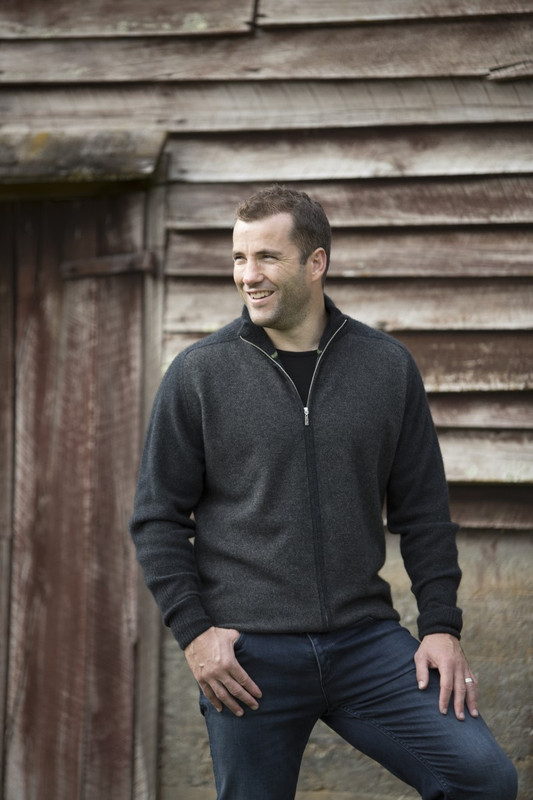 Marl Full Zip Jacket model