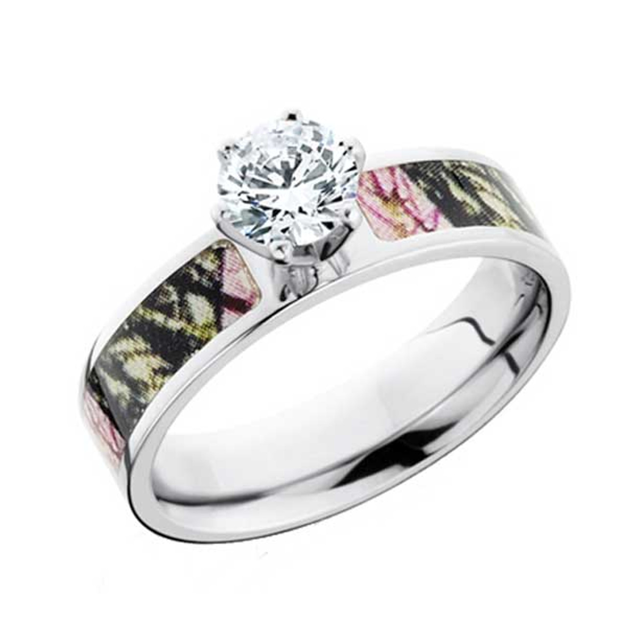 Cheap camo sales wedding rings