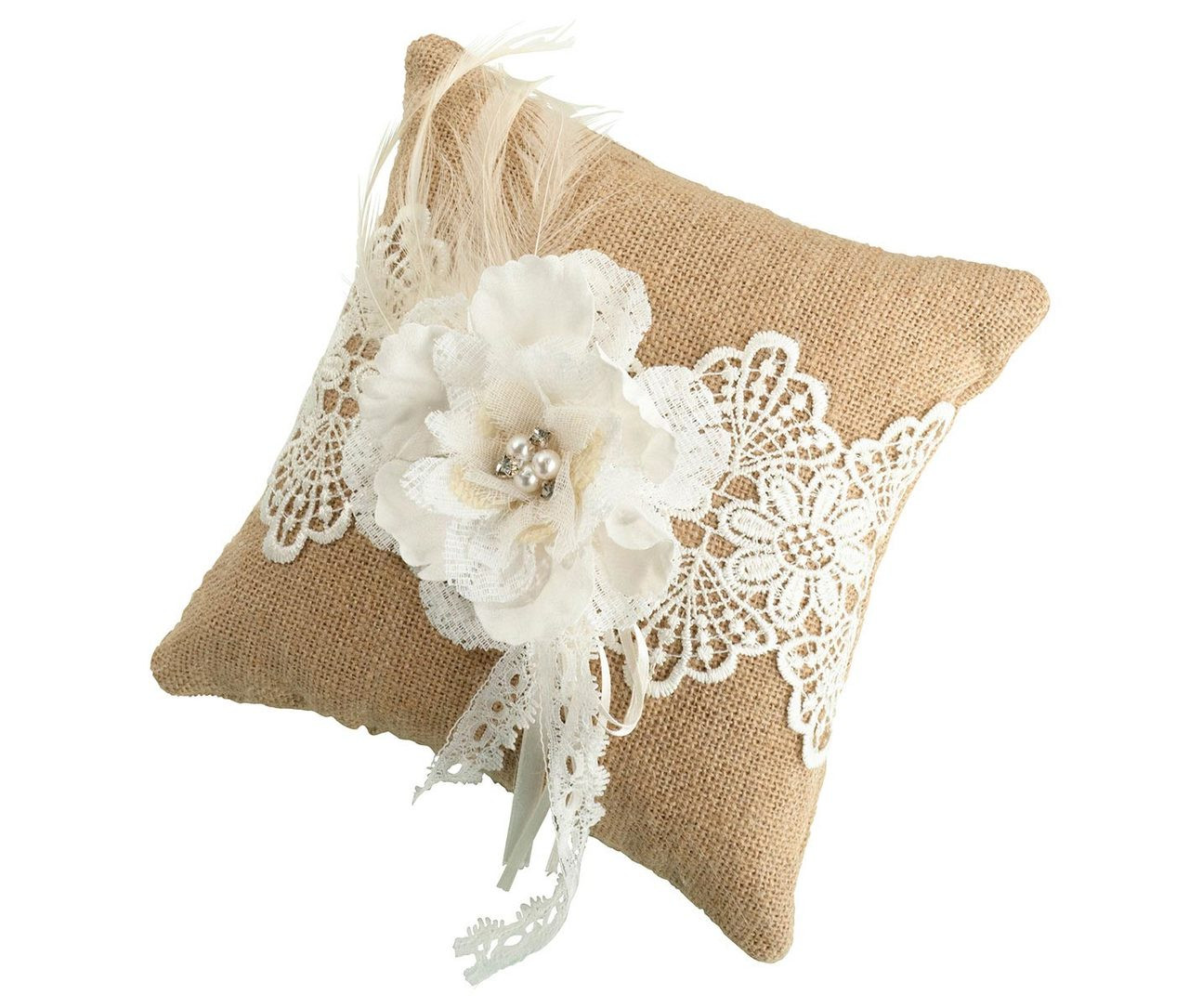 Cosmos Satin Bridal Wedding Ring Bearer Pillow India | Ubuy