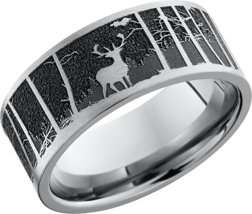 deer wedding band for men deer wedding band for men