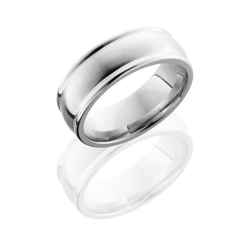 Cobalt Chrome 8 mm Domed Band with Rounded Edges Cobalt Chrome 8 mm Domed Band with Rounded Edges