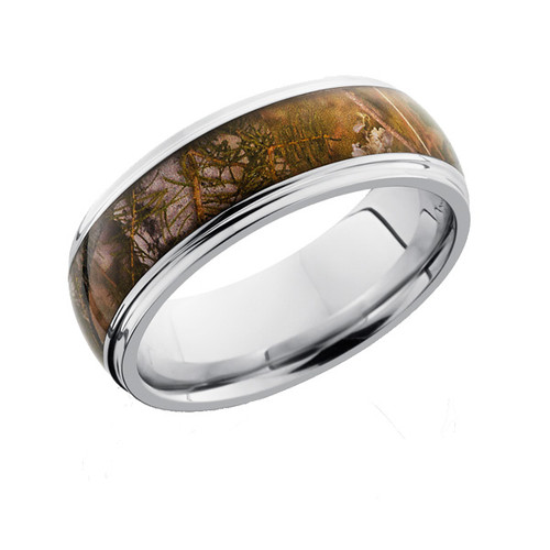 Black Tungsten Oak Camo Band 925 Sterling Silver CZ Wedding Ring Set [His &  Her] | eBay