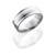 Cobalt Chrome 8 mm Domed Band with Rounded Edges