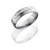 Titanium 7mm Domed Band with Rounded Edges and Striped Pattern Titanium 7mm Domed Band with Rounded Edges and Striped Pattern