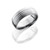 Titanium 8 mm Domed Band with Polished Domed Center and Satin Finish Titanium 8 mm Domed Band with Polished Domed Center and Satin Finish