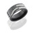 9mm Black Zirconium Flat Band with Laser Carved American Flag Pattern 9mm Black Zirconium Flat Band with Laser Carved American Flag Pattern