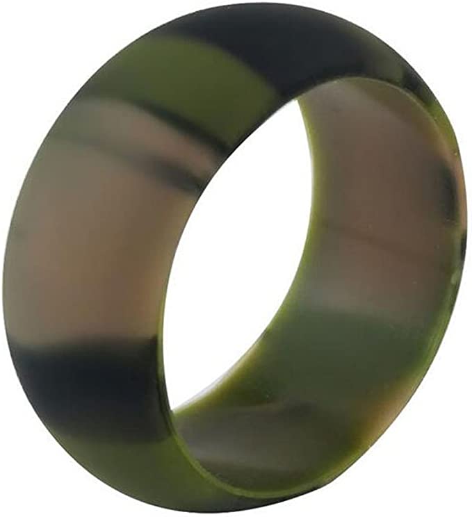 Camo Silicone Ring for Him CAMOKIX Wedding Band
