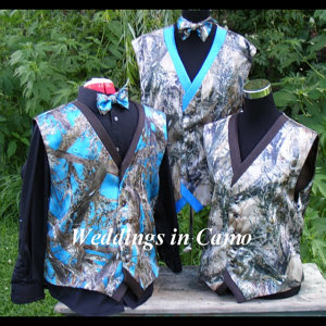 teal camo wedding dresses