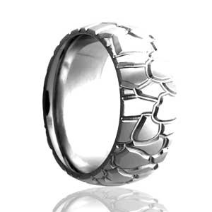Milled Tire Tread Domed Ring
