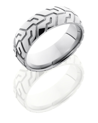 Tire Tread Polished Ring