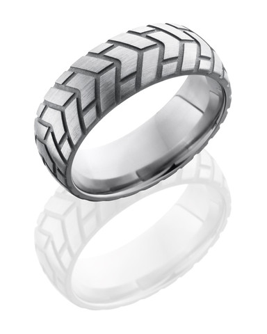 Tire Tread Domed Satin