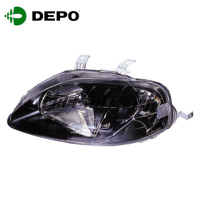 Honda Civic 1999 - 2000 DEPO Performance Headlight Black | MrParts.Pk
