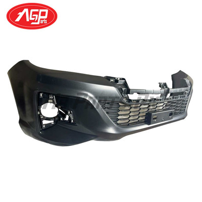 Toyota Hilux 2018 - 2020 Rocco AGP Front Bumper W Lower Guard Hole | MrParts.Pk