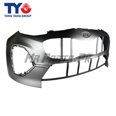 Kia Sportage 2019 - 2024 Alpha / FWD TYG Front Bumper Primed W/O Sensor Hole | MrParts.Pk