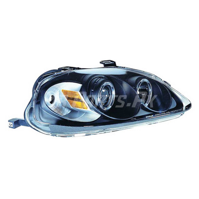 HONDA CIVIC 1999 - 2000 TAIWAN BLACK PERFORMANCE HEAD LAMP HONDA CIVIC 1999 - 2000 TAIWAN BLACK PERFORMANCE HEAD LAMP