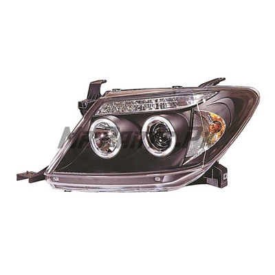 TOYOTA HILUX 2005 - 2010 VIGO TAIWAN BLACK PERFORMANCE HEAD LAMP TOYOTA HILUX 2005 - 2010 VIGO TAIWAN BLACK PERFORMANCE HEAD LAMP