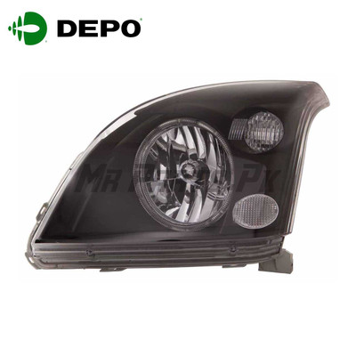 Buy Toyota Prado 2003 - 2009 FJ120 DEPO Black Performance Head Lamp | Mr Parts.Pk