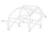 Custom Cages BMW E36 + M3 2 Door - Multipoint  [T45]