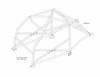 Custom Cages Ford Mustang Fastback International Historic T45 roll cage kit