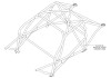 Custom Cages SUBARU BRZ ZD8 Gen 2 International Multipoint T45 roll cage kit